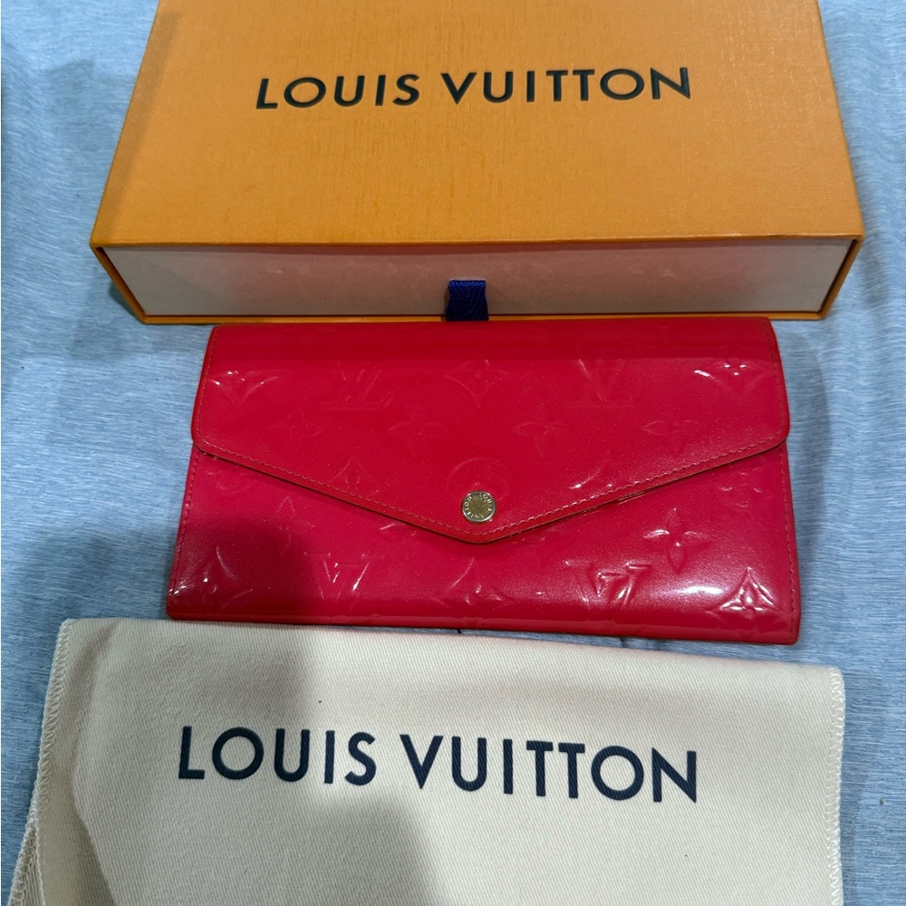 Louis Vuitton Cherry Red Women's Wallet